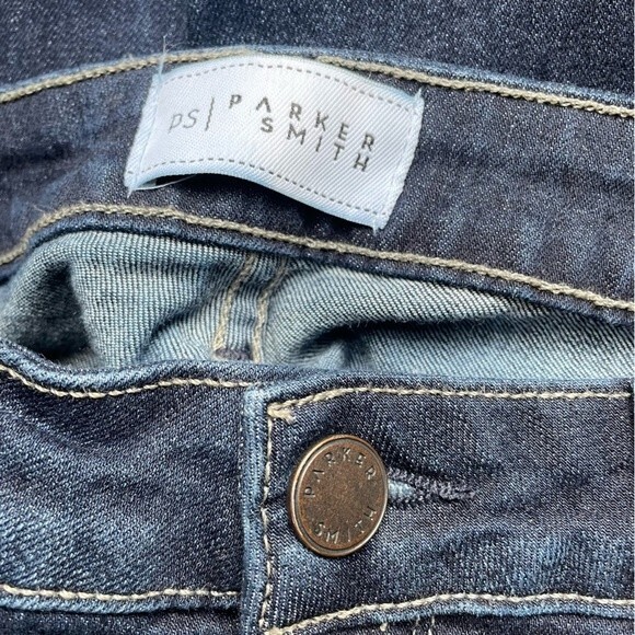 Parker Smith Denim Ava Skinny High Rise Distressed Dark Wash Slim Jeans Size 26 - Picture 7 of 11